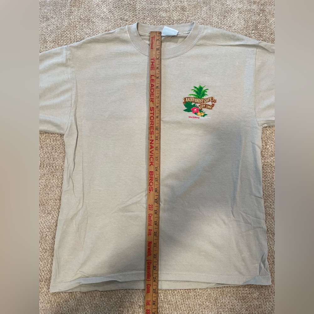 Rainforest Café Disney World Resorts T-Shirt Casual Adult Shirt Vintage 90s - Picture 7 of 9